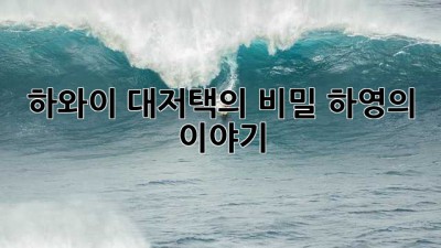 하와이 대저택의 비밀, 하영의 이야기